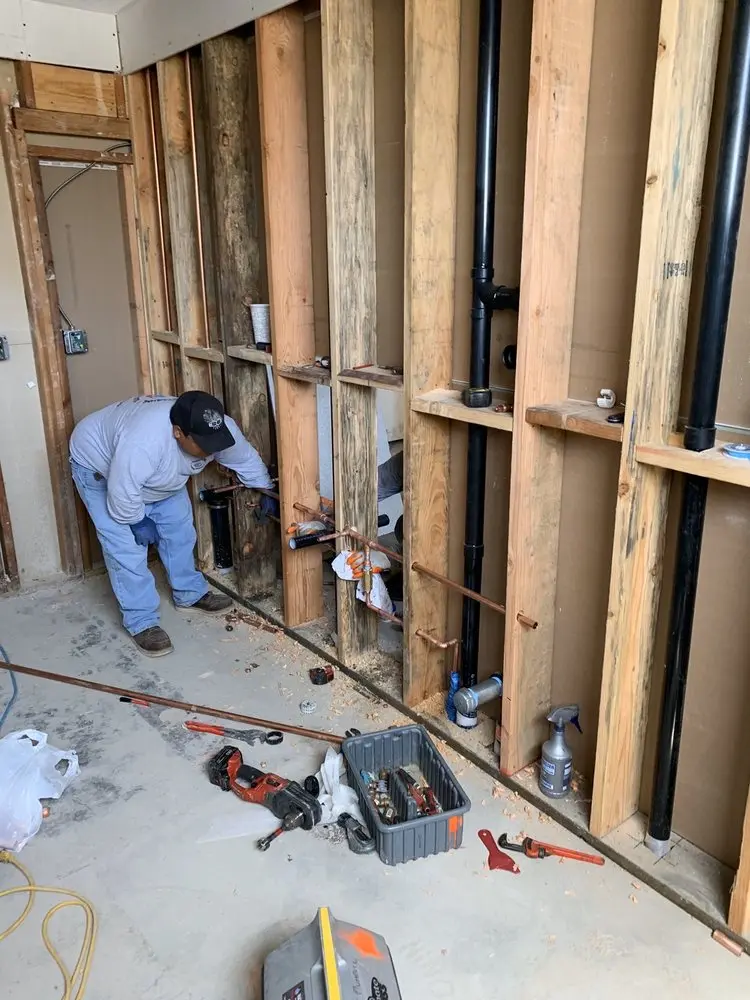 Commercial rough-in plumbing for Gas Line Repair in Little Blue